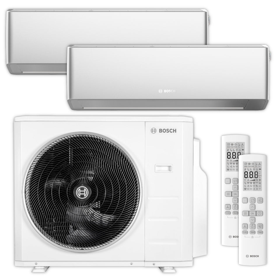 BOSCH Multisplit Klimaanlage Set Climate 7000 M | 3,4 kW + 3,4 W | klimaworld.com