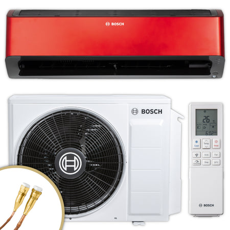 BOSCH | Split Klimaanlage CLC8001i 25 ER | 2,5 kW | rot | klimaworld.com