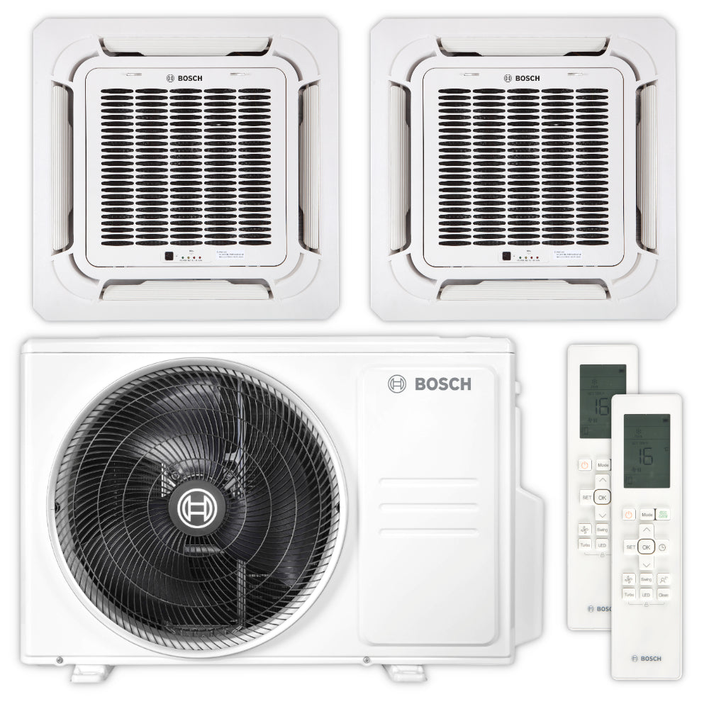 BOSCH Multisplit Klimaanlage Decken-Set Climate 5000 M | 2,0 kW + 3,5 kW | klimaworld.com