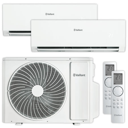 Vaillant Multisplit Klimaanlage Set climaVAIR plus | 2 Wandgeräte | klimaworld.com
