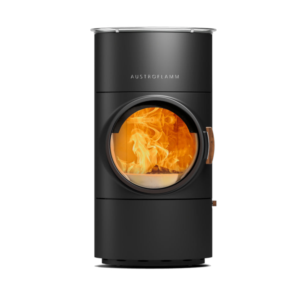 Austroflamm Kaminofen | Clou Compact Cook | mit Speicherverkleidung | 6 kW | Klimaworld.com