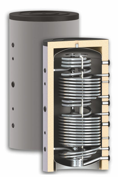 Thermoflux Hygiene Kombispeicher mit Wärmetauscher 800 Liter HYGTKRR 2WT 