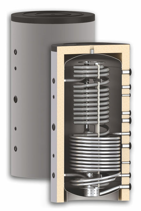Thermoflux Hygiene Kombispeicher mit Wärmetauscher 800 Liter HYGTKR 1WT