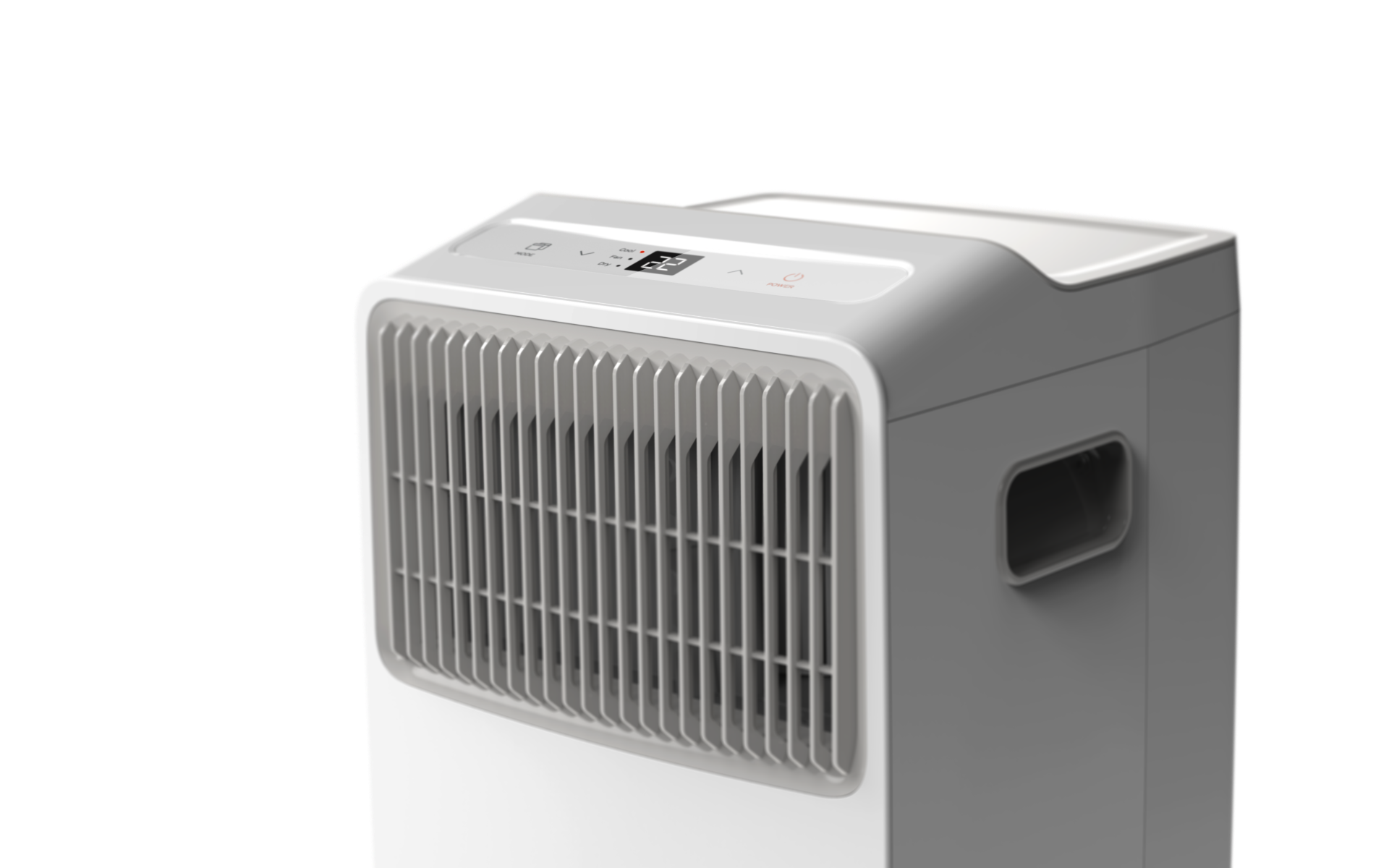 Comfee mobile Klimaanlage MPHHA-09CRN7, obere Rückseite | klimaworld.com