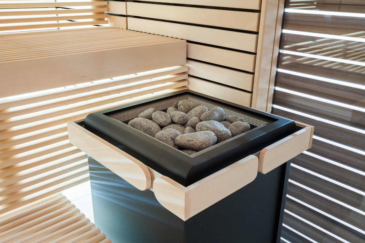 Sentiotec elektrischer Saunaofen Concept R Ambiente | klimaworld.com