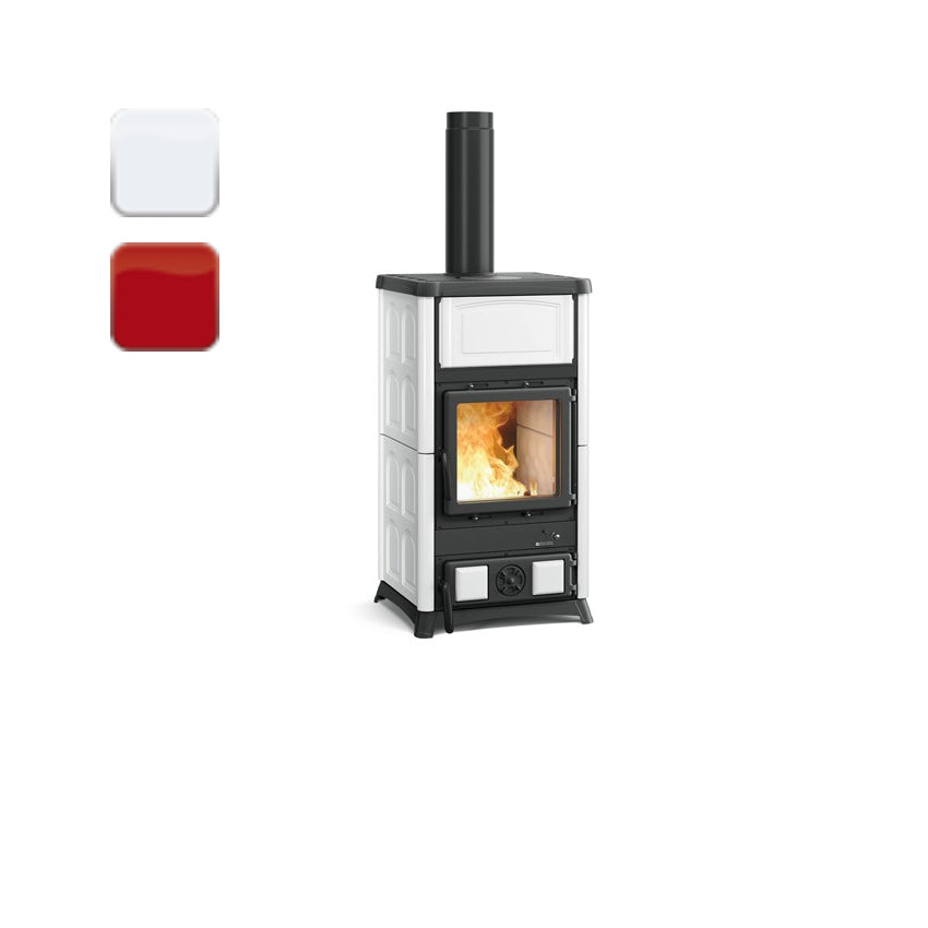 La Nordica Holzofen Kaminofen Concita 2.0 | 11,8 kW | Farbwahl Keramik