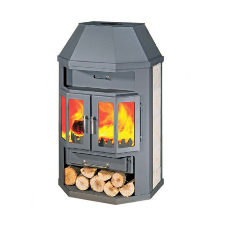 Wasser Kaminofen ST-AD Concodre 2AKBS 14 KW mit Haube