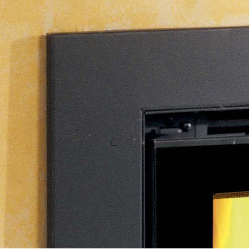 La Nordica Rahmen für Kaminkassette/-einsatz | Stahl, schwarz