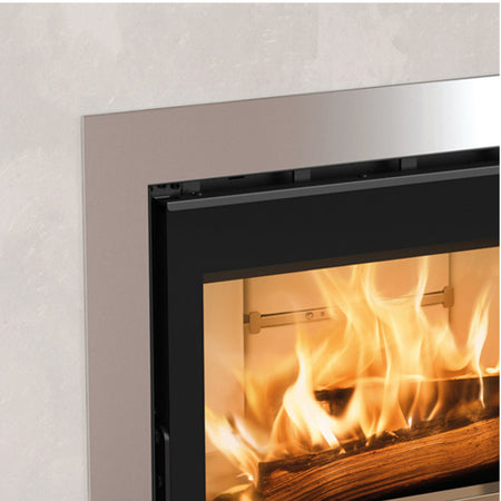 La Nordica Rahmen für Kaminkassette/-einsatz | Santinierter Stahl