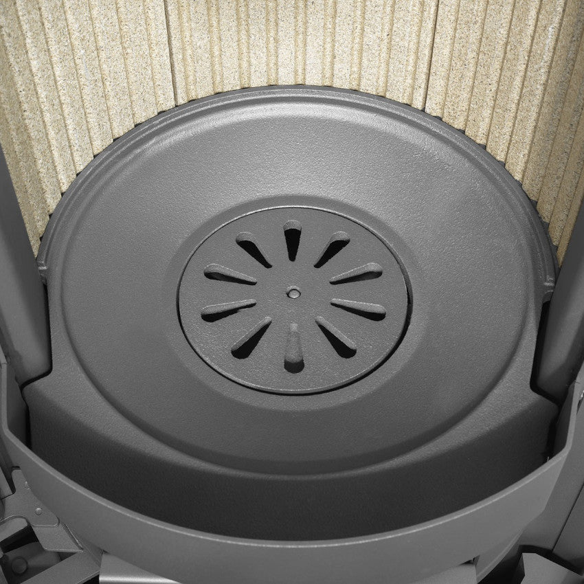 ORANIER | Corso W+ Kalkstein Cream, Korpus Stahl Schwarz | Innen