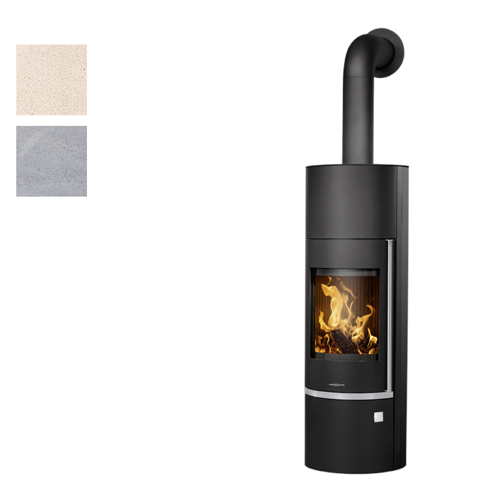 ORANIER | Corso W+ | Kaminofen | Schwarz | Dauerbrandofen | 7.0 kW | A+