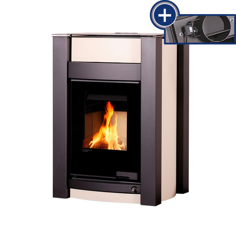 HS Flamingo | Kaminofen | Auquflam Verio | Kalmar | 11 kW ➔ Klimaworld.com