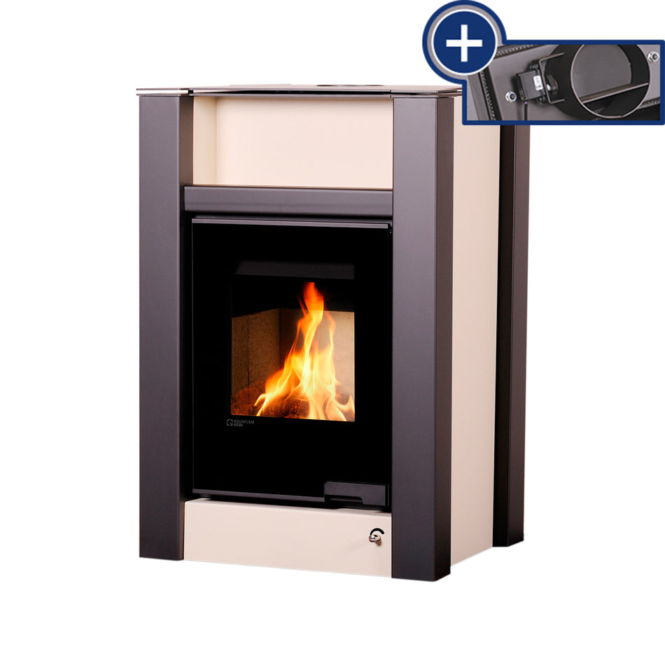 HS Flamingo | Kaminofen | Auquflam Verio | Lend | 11 kW ➔ Klimaworld.com