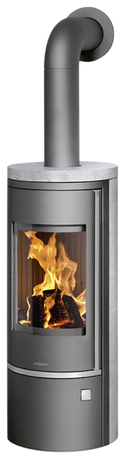 ORANIER | Corso | Kaminofen | Schwarz | 6.5 kW | Gussgrau