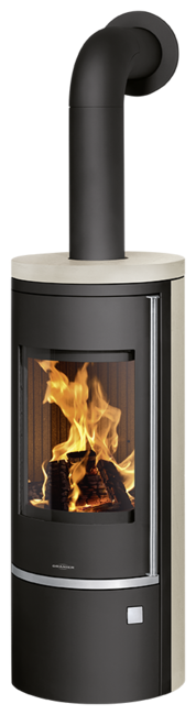 Variante Stahl Schwarz - Kalkstein Cream