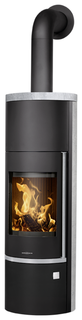 ORANIER | Corso W+ | Kaminofen | Schwarz | Dauerbrandofen | 7.0 kW | Speckstein