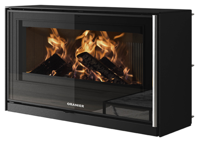Oranier Kaminofen Ziva XL mit Wandmontagerahmen | klimaworld.com