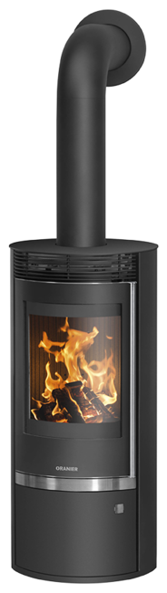 Oranier | Kaminofen | Rota Top 2.0 | 5,5 kW | Stahl Schwarz