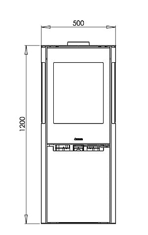 Kaminofen | Aduro 9.5 Lux Air | externe Luftzufuhr | 3 Scheiben | 6 kW