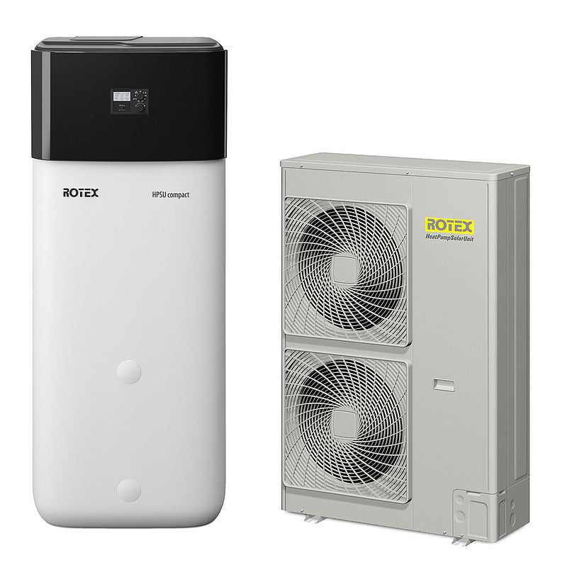 Wärmepumpe Luft/Wasser Rotex HPSU compact 516 H/C - 9C Paket 16kW + 500L