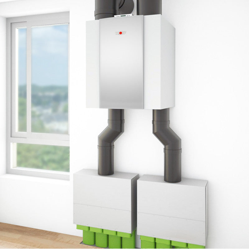 WOLF | Wohnraumlüftung | CWL-300 Excellent | Anschluss 2/2 R