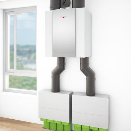 WOLF | Wohnraumlüftung | CWL-400 Excellent | Anschluss 2/2 L