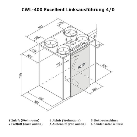 WOLF | Wohnraumlüftung | CWL-400 Excellent