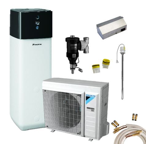 Daikin Luft-Wasser-Wärmepumpen Set | Altherma 3 R | 8 kW + 300 Liter