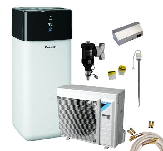 Daikin Luft-Wasser-Wärmepumpen Set | Altherma 3 R | 8 kW + 500 Liter
