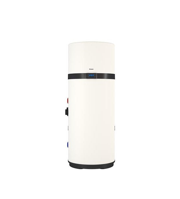 DAIKIN bivalente Brauchwasserwärmepumpe Altherma M HW 200 mit 1,5 kW Heizstab, seitlich | Klimaworld.com