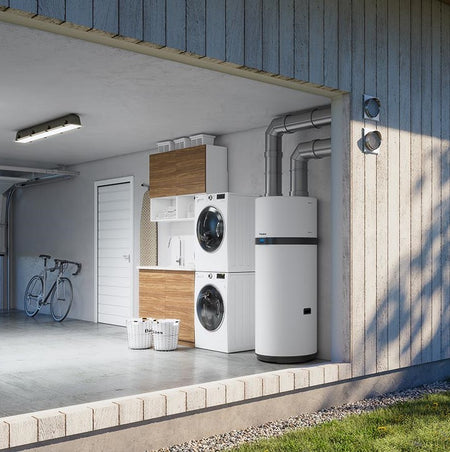 DAIKIN bivalente Brauchwasserwärmepumpe Altherma M HW 200 mit 1,5 kW Heizstab, Ambiente | Klimaworld.com
