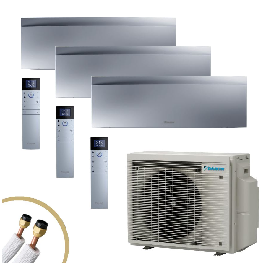 DAIKIn Emura3 FTXJ35AS + FTXJ20AS + FTXJ20AS + 3MXM52A 
