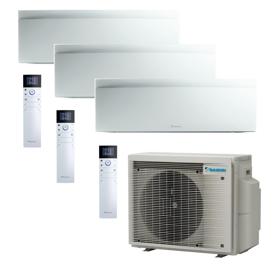 Daikin emura3 3x innengeräte in Weiß + 3mxm68a9