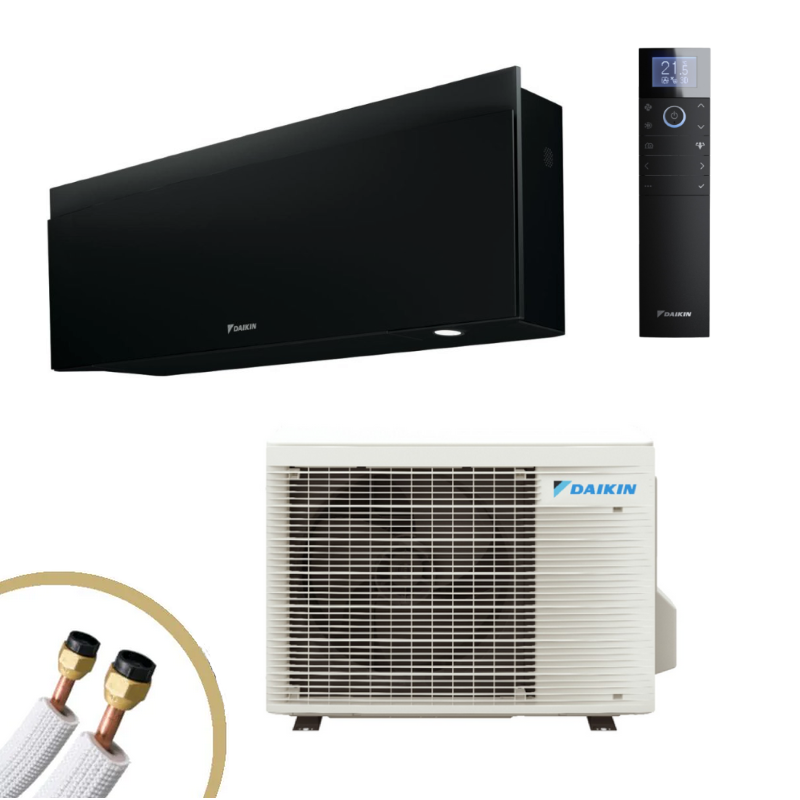 DAIKIN Emura FTXJ50AB Mattschwarz + RXJ50a |klimaworld.com