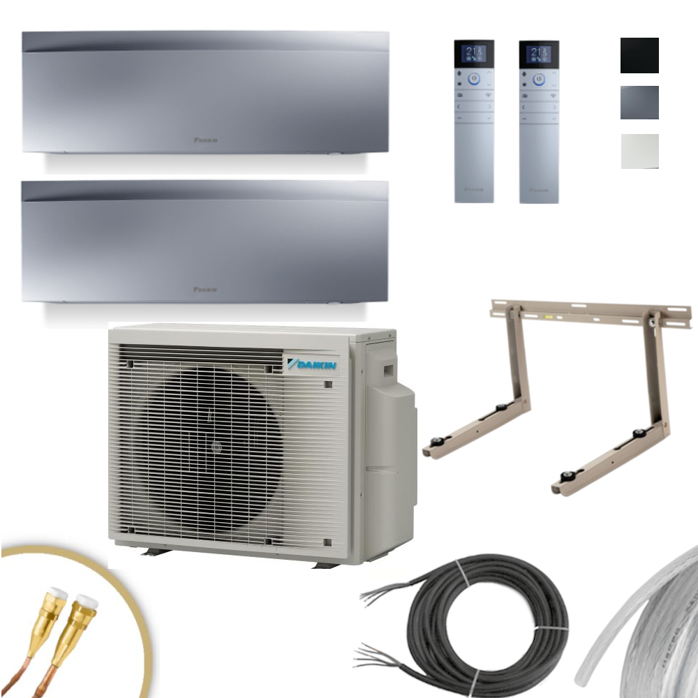 DAIKIN emura 2x FTXJ25AS + 2MXM50a9| klimworld.com