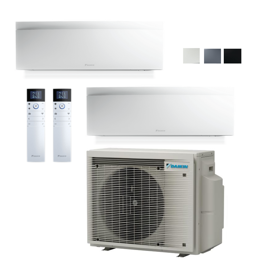 DAIKIN Emura3 FTXJ20AW + FTXJ20AW + 2MXM40A9 |klimaworld.com