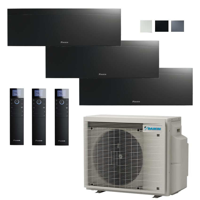Daikin emura3 FTXJ50 + FTXJ25 + FTXJ25 + 3MXM68A9