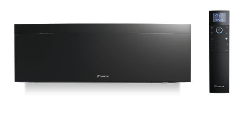 FTXJ25AB Emura Wandinneneinheit in mattschwarz