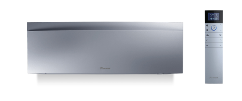 Wandinneneinheit in Silber