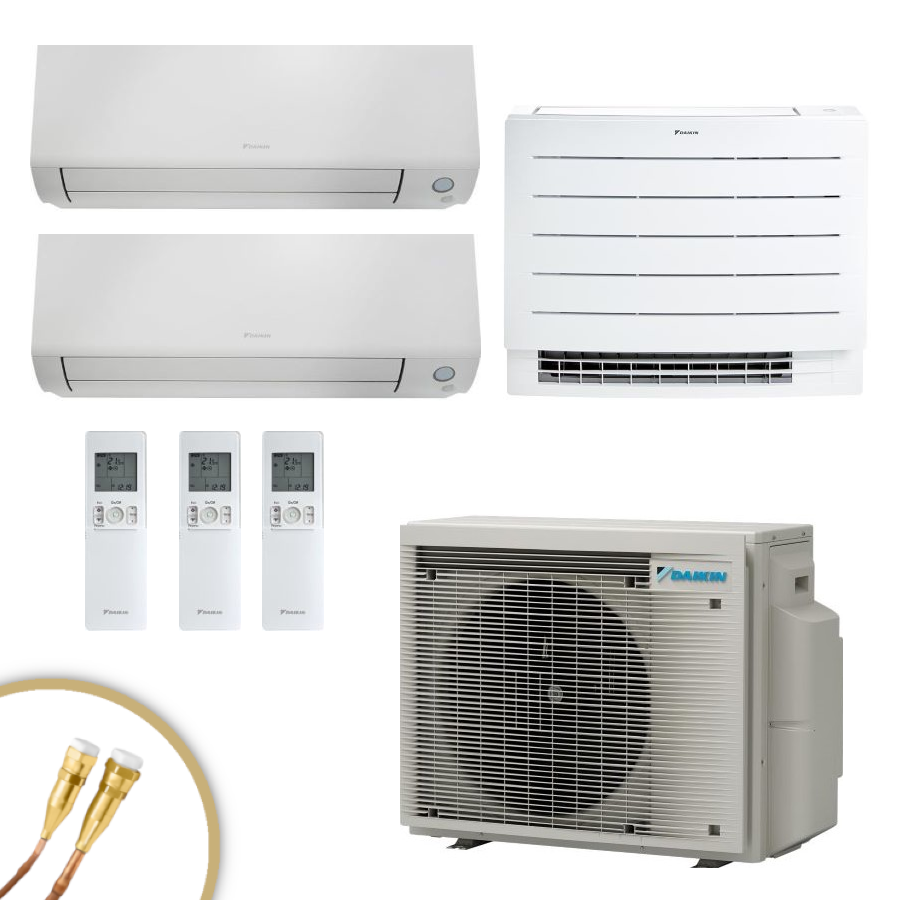 DAIKIN Perfera 5kw + 2x2,5kw mit Quick Connect