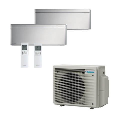 Daikin Stylish MultiSplit set in Silber