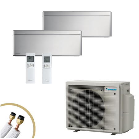 Daikin Stylish in Silber Wandgeräte FTXA25CS + FTXA50CS