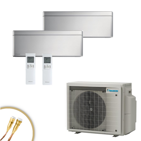 DAIKIN Stylish Silber 2x FTXA20CS