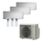 DAIKIN Stylish Klimaanlage | 3x FTXA20BS | Silber | 3x 2,0 kW