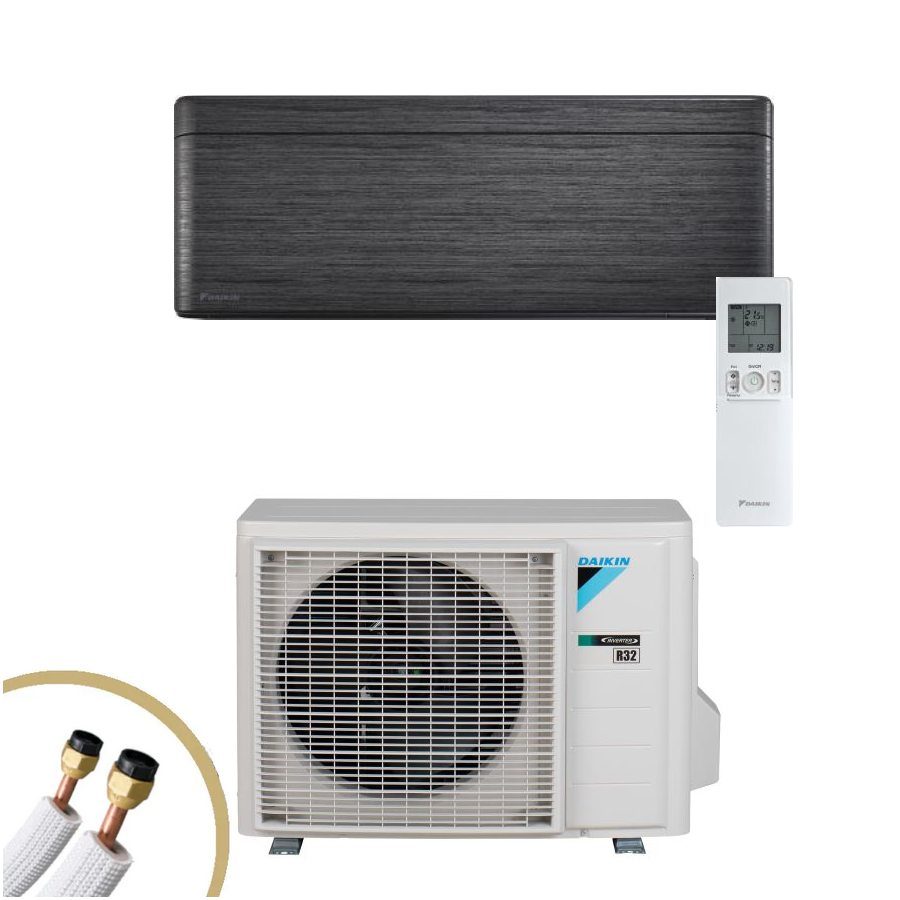 Daikin Stylish FTXA25BT + RXA25A mit Leitungen
