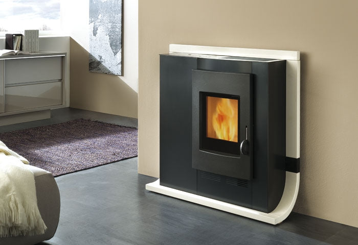 Dame 6 kW Raumluftunabhängig Edilkamin Pelletofen