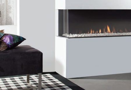 Gaskamin Wanders DANTA 1400 mit 3 seitigem Glas