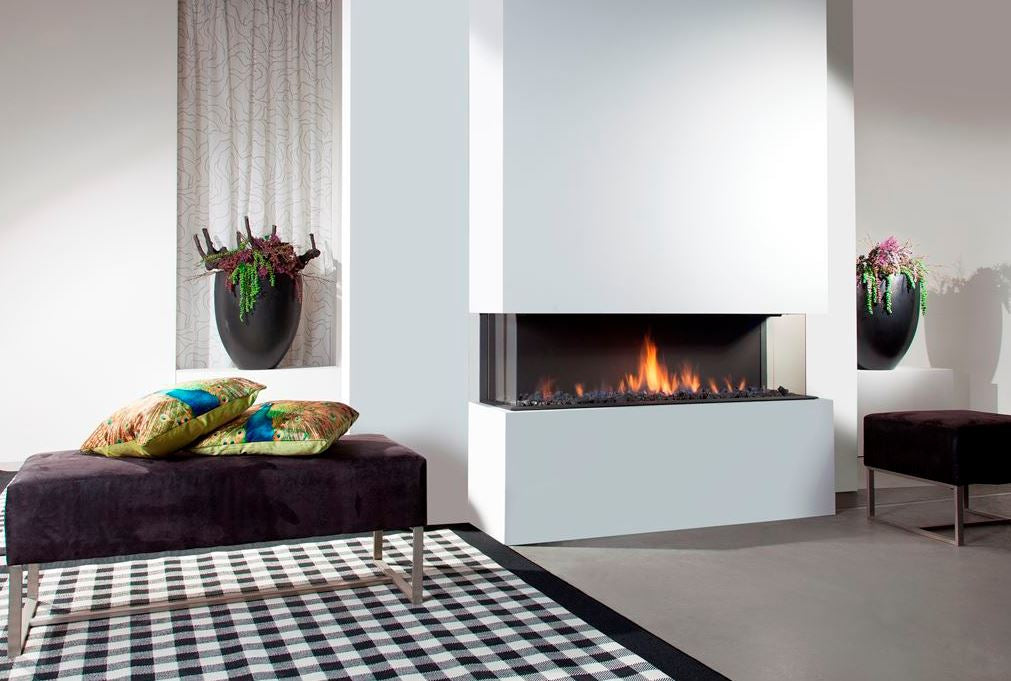 Gaskamin Wanders DANTA 1400 mit 3 seitigem Glas