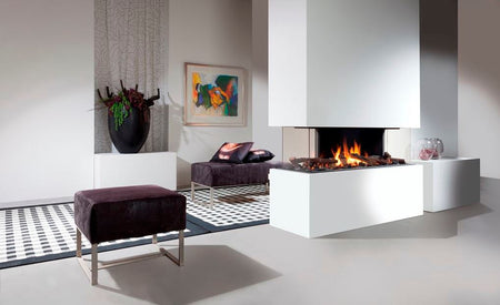 Gaskamin Wanders DANTA 1400 mit 4 seitigem Glas