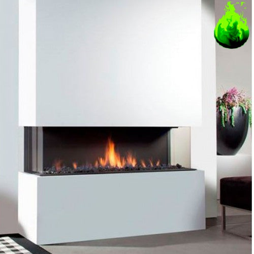 Gaskamin Wanders DANTA 1400 mit 3 seitigem Glas